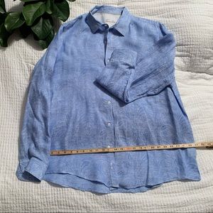 Men’s XL Tasso Elba linen shirt